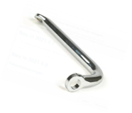 Spiegelhalter links Vespa Classic, Lenkkopfschraube, chrom