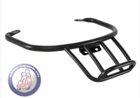 Gepcktrger Vespa GTS, Sport mit Haltebgel, schwarz glanz