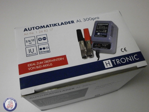 Batterieladegerät H-Tronic 2V/ 6V/ 12V-0.8A