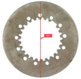 Stahllamelle-Satz Vespa, 96mm, original