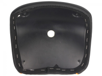 Rckenpolster Vespa GTS ab MY15, schwarz gesteppt mit Keder orange
