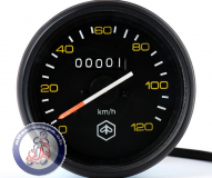 Tachometer Vespa PX 1. Serie, schwarz, Auswahl