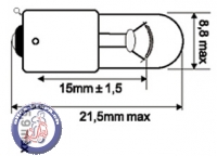 Lampe Tachobeleuchtung Cosa/ PX / Classic 5W, Auswahl