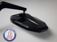 Spiegel Vespa Sport, Lenkerende, schwarz