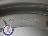 Felge Vespa silber 10, original