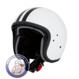 Vespa Jethelm Fiber Decal weiss