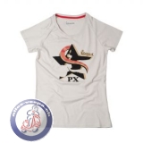Vespa T-Shirt PX hellbeige mit Glitter, Damen, verschiedene Grssen