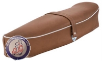 Sitzbank Vespa Classic, hellbraun mit Keder, SIP