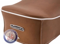 Sitzbank Vespa Classic, hellbraun mit Keder, SIP