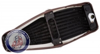 Sitzbank Vespa Classic, dunkelbraun mit Keder, SIP