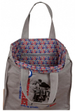 Shopping-Tasche Vespa, grau, indipendence