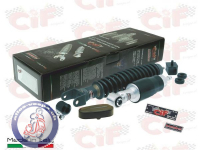 Stossdmpfer-Kit mit Zubehr Vespa 50-90, PV/ ET3, Carbone, Auswahl