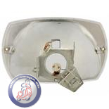 Scheinwerfer Vespa Classic 50, Special mit Lampenring, eckig, 1 Phase, Siem