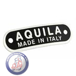 Emblem AQUILA Sitzbank Vespa Classic, Alu, Auswahl