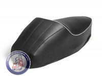 Sitzbank Vespa smallframe Sport, schwarz mit Keder grau