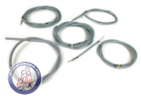 Kabelsatz Vespa 50/ PV/ ET3 50-125ccm inkl. Tachokabel, Eco, grau