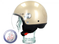 Vespa Jethelm Visor 3 beige 513/A, Grsse XL