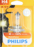 Lampe Scheinwerfer 12V60/55W H4, PHILIPS MotoVision +30%