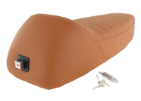 Sitzbank Vespa PX/ Classic Sport, hellbraun, NISA