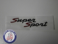 Schriftzug Super Sport anthrazit