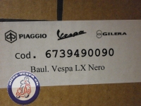 Top Case Vespa ET/ LXS/ PX, schwarz 94