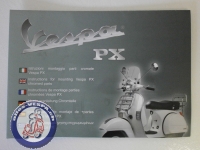 Stossstange Vespa PX hinten, Original