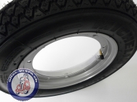 Komplettrad Vespa 3.50-10 mit Originalfelge, mit Reifenwahl